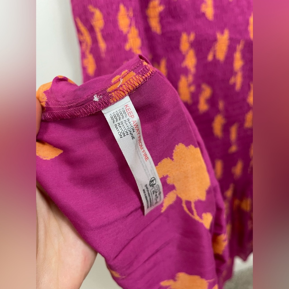 CELANDINE OFF-THE-SHOULDER SMOCKED
MIDI DRESS, Size XL NWT - Picture 13 of 15